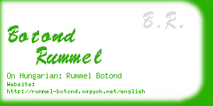 botond rummel business card